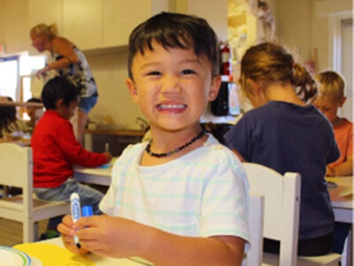 Children in classroom